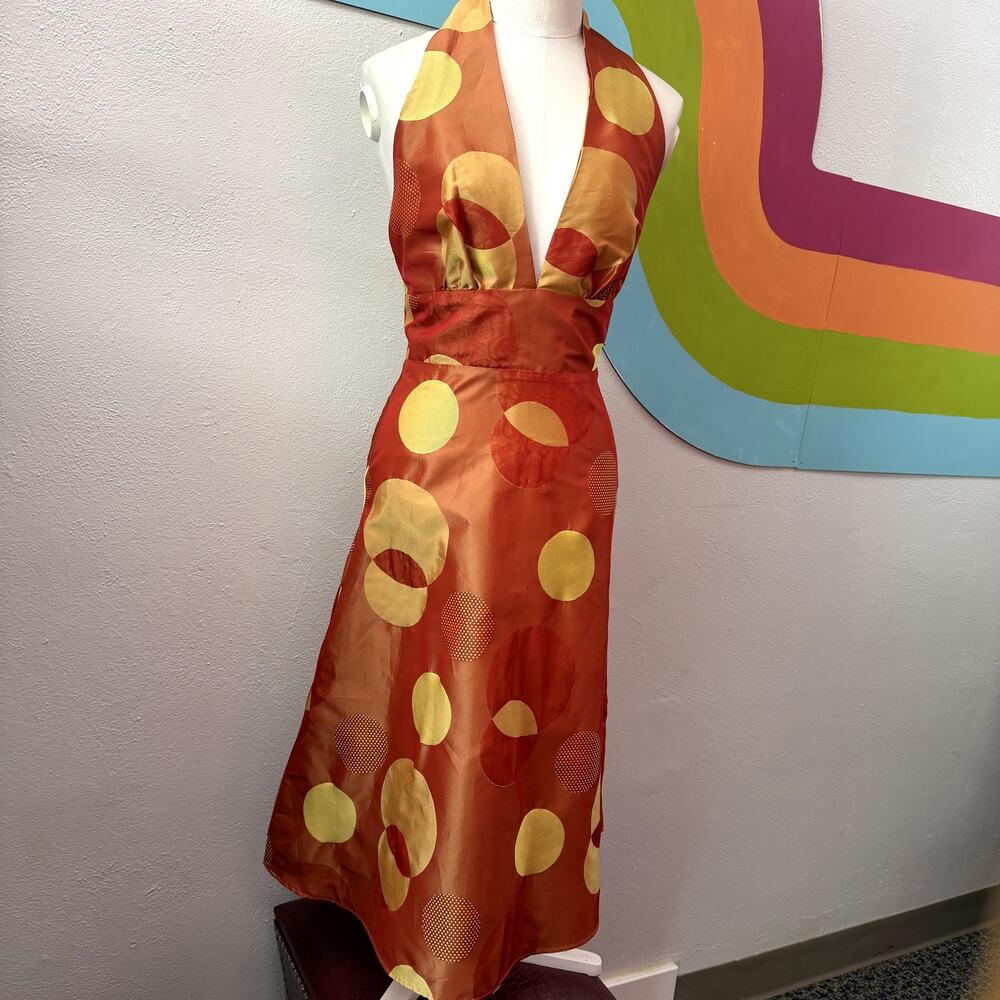 Vintage A-Line Halter Dress